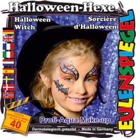 Eulenspiegel Halloween-Hexe Schmink-Palette