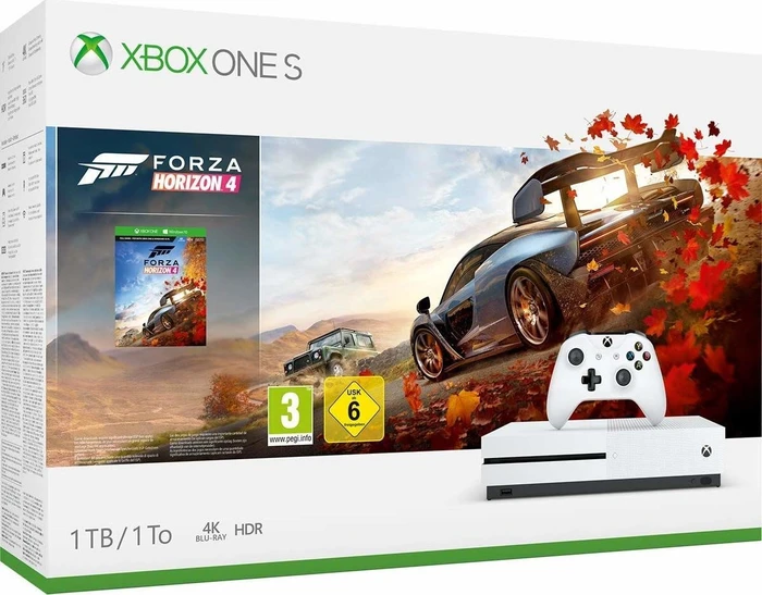 Microsoft Xbox One S - 1TB Forza Horizon 4 Bundle weiß