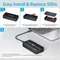 SSK HE-C401 Externes Gehäuse für M.2 NVMe SSD, USB4 Vorschaubild