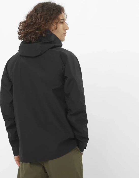 Salomon Outline 3L Gore-Tex Funktionsjacke deep black (Herren)