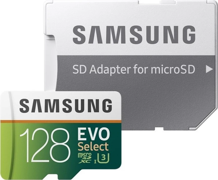 Samsung EVO Select R100/W90 128GB Kit, UHS-I U3, Class 10