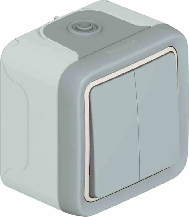 Legrand Plexo Wippschalter Serie, grau