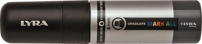 Lyra Graduate Mark All Permanentmarker 8mm schwarz