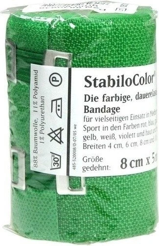 Bort Medical StabiloColor Bandage grün, 8cm x 5m, 1 Stück
