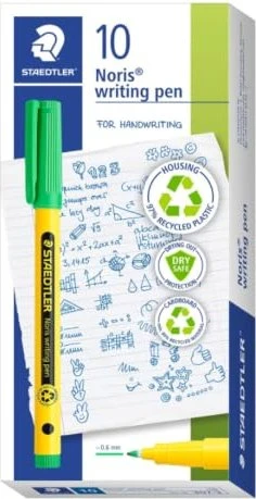 Staedtler Noris writing pen 307 0.3mm blassgrün, 10er-Pack