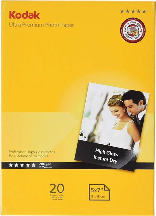 Kodak Ultra Premium Inkjet Fotopapier weiß, A6, 280g/m², 20 Blatt