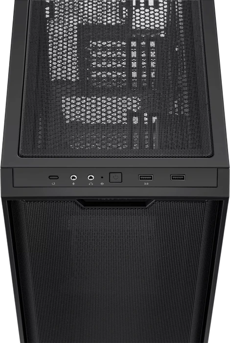 ASUS A21 Black, schwarz, Glasfenster