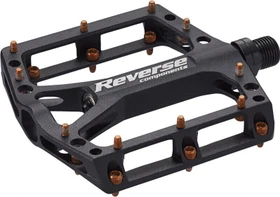 Reverse Black ONE Plattformpedale schwarz/orange