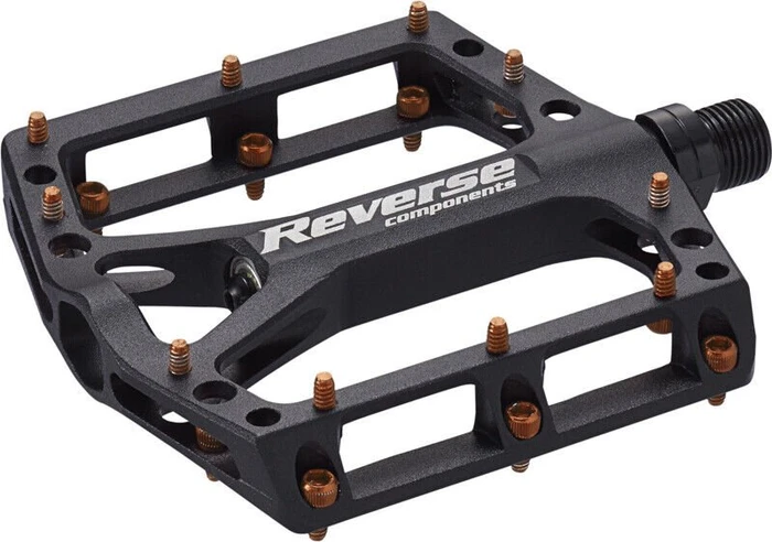 Reverse Black ONE Plattformpedale schwarz/orange