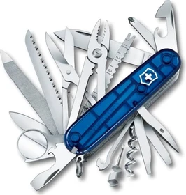 Victorinox SwissChamp Taschenmesser blau transparent