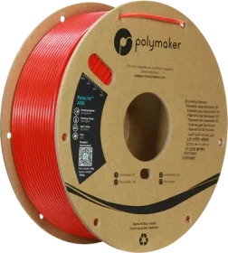 Polymaker PolyLite ABS, rot, Spule, 2.85mm, 1.00kg