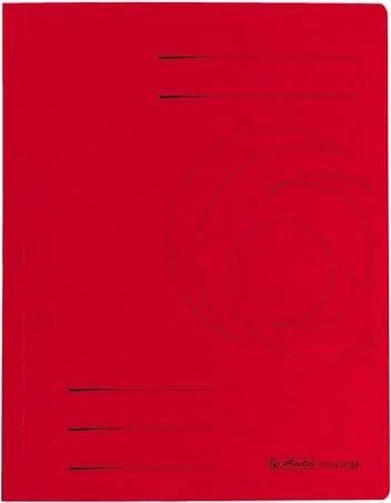 Herlitz Schnellhefter Colorspan, A4, rot, 10er-Pack