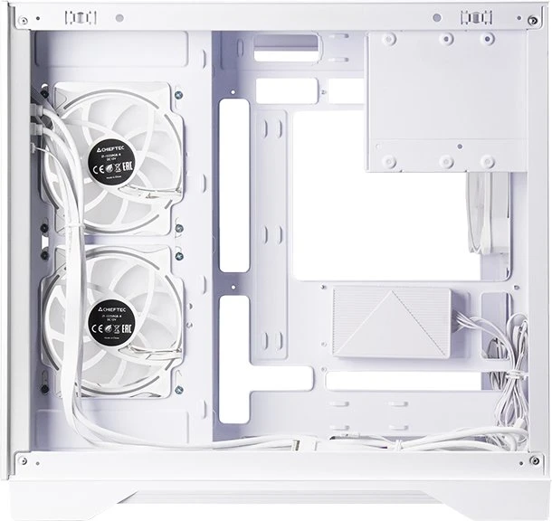 Chieftec Visio White, Glasfenster