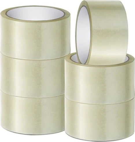 Stick Well Verpackungsklebeband transparent, Klebeband, 48mm/66m, 6 Stück