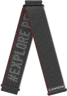 Coros Ersatzarmband 22mm Nylon schwarz