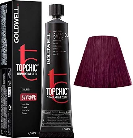 Goldwell Topchic @Elumenated Haarfarbe 6VV@PK metallic violet pink, 60ml