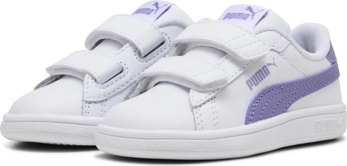 Puma Smash 3.0 Leather V puma white/lavender alert (Junior)