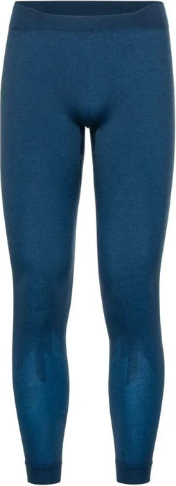 Odlo Kinship Performance Wool Warm Tights Hose lang blue wing teal melange (Herren)