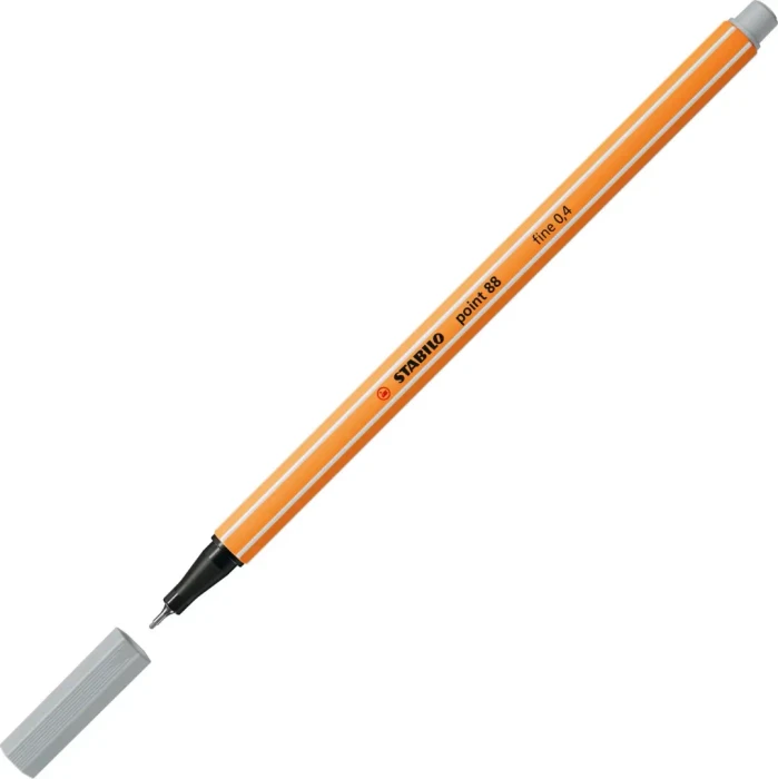 STABILO point 88 hellgrau, 10er-Pack