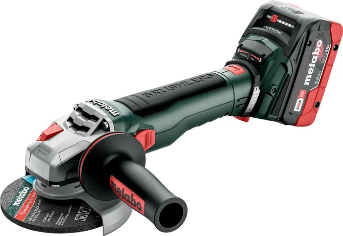 Metabo WB 18 LT BL 11-125 Quick Akku-Winkelschleifer inkl. Koffer + 2 Akkus 5.5Ah