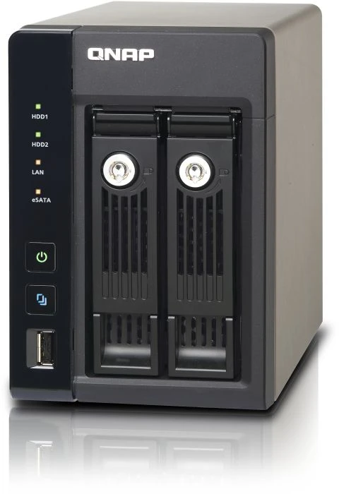 QNAP Turbo Station TS-269 Pro 3TB, 1GB RAM, 2x RJ-45 1000Base-T, 2x USB-A 3.0