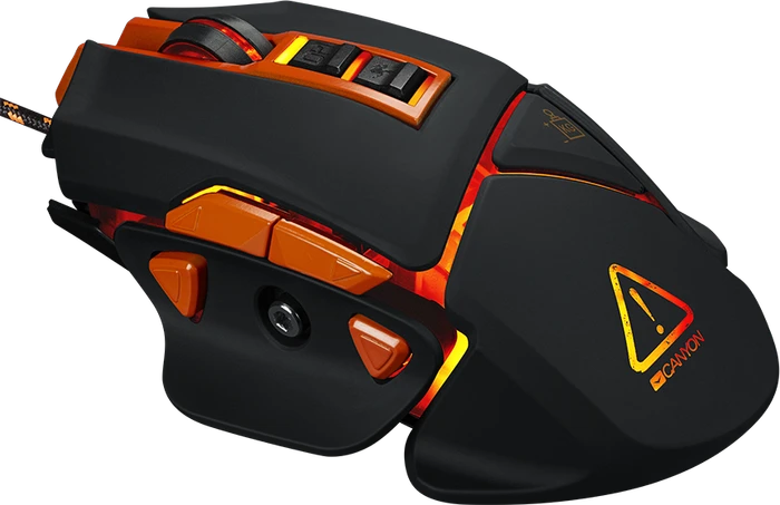 Canyon Hazard Gaming Mouse schwarz/orange, USB