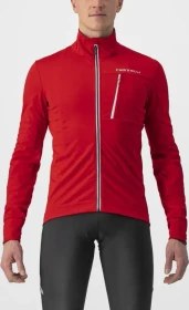 Castelli Go Fahrradjacke red/silver grey (Herren)
