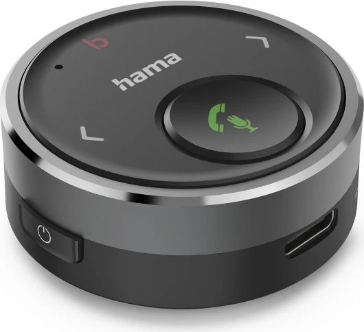 Hama Bluetooth-Receiver für KFZ mit AUX-In (USB-C)