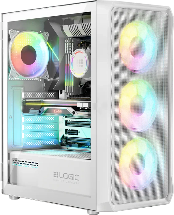 Logic Concept Portos ARGB Midi White, Glasfenster