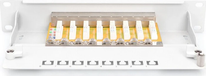 Digitus Professional Patchpanel Cat6, grau, 8-Port