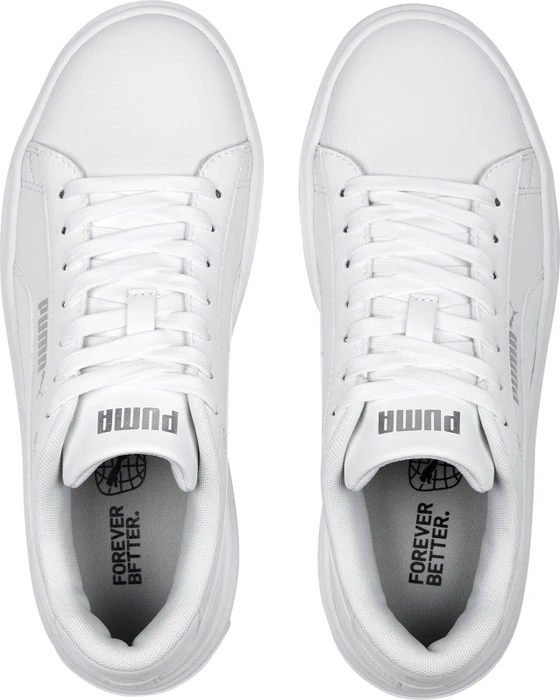 Puma Smash Platform v3 puma white/puma silver (Damen)