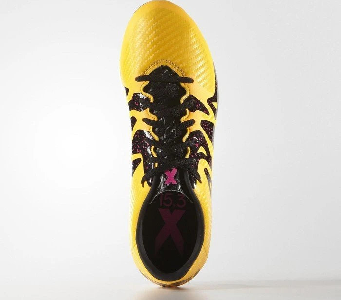 adidas X15.3 FG/AG solar gold/core black/shock pink (Junior)