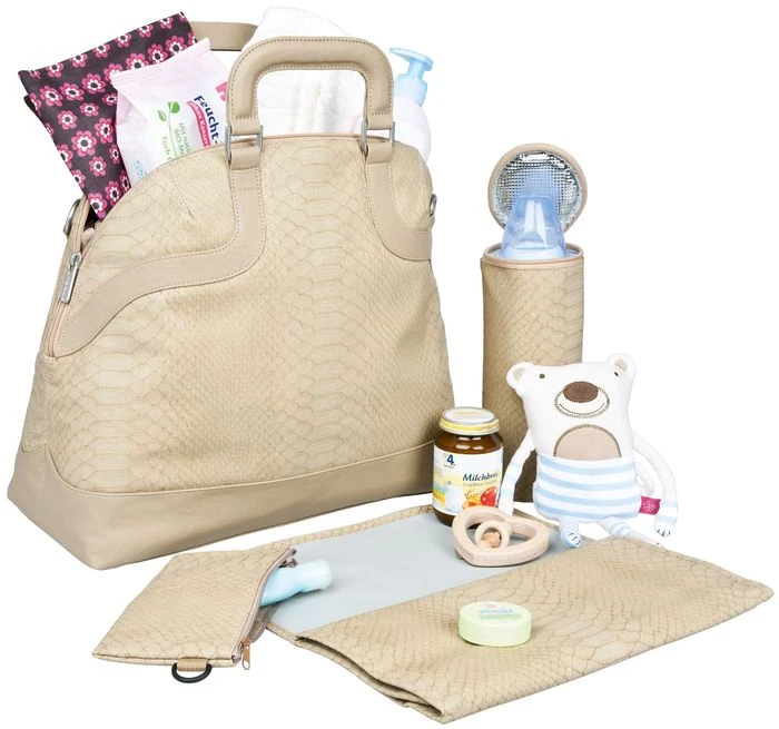 Lässig Tender Bowler Bag Snake beige
