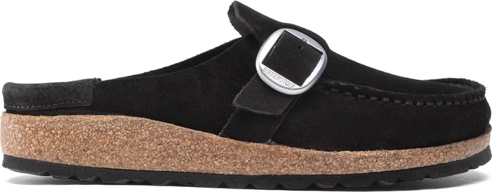 Birkenstock Buckley Veloursleder schwarz (Damen)