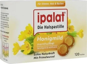 ipalat die Halspastille honigmild mentholfrei, 120 Stück