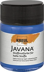 Kreul Javana Stoffmalfarbe für helle Stoffe, royalblau, 50ml