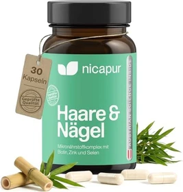 NICApur NutriCoach Haare&Nägel Kapseln, 30 Stück