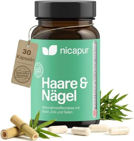 NICApur NutriCoach Haare&Nägel Kapseln, 30 Stück