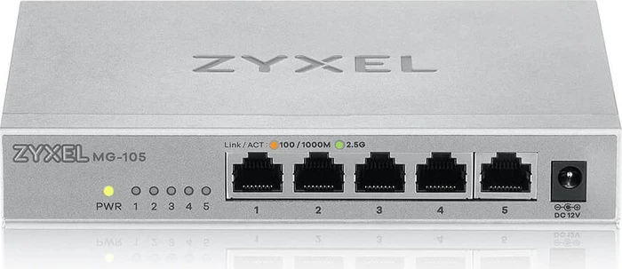 Zyxel MG-105 Desktop 2.5G Switch, 5x RJ-45