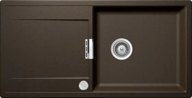 Schock Mono D-100L Unterbau Becken reversibel bronze