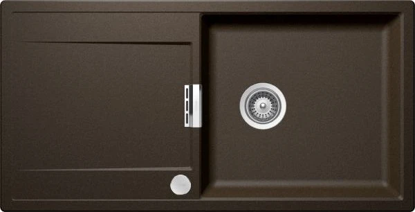 Schock Mono D-100L Unterbau Becken reversibel bronze