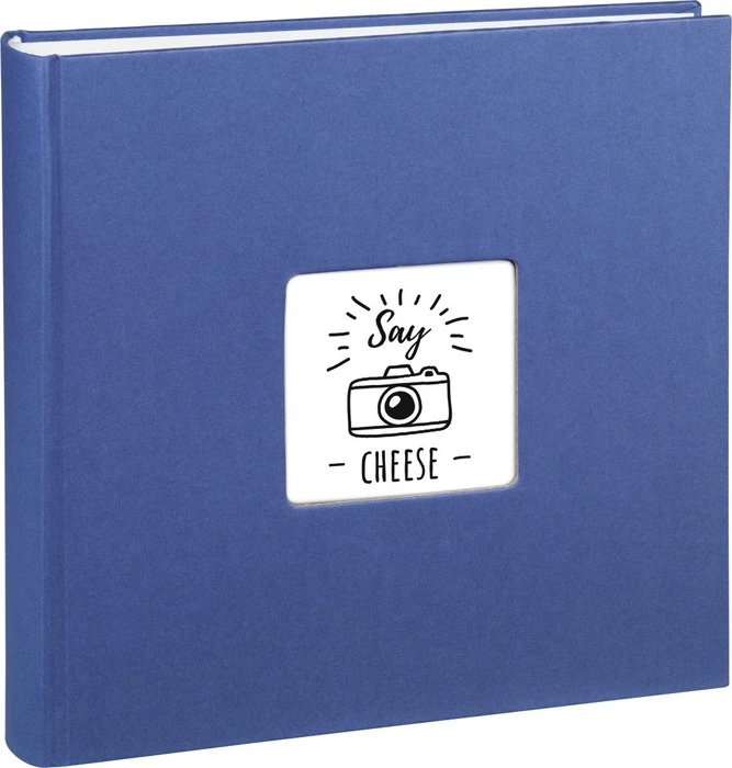 Hama Jumbo Fotoalbum, 30x30, 100 weiße Seiten, Fine Art blau