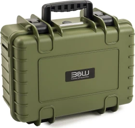 B&W International Outdoor Case PP.166 Typ 4000 Koffer mit Schaumstoffeinsatz bronze grün