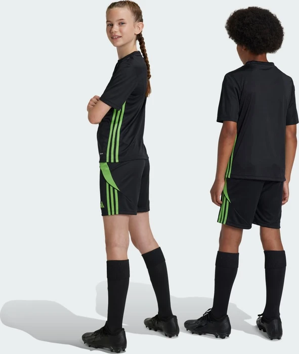 adidas Tiro 24 Shorts black/semi lucid lime (Junior)