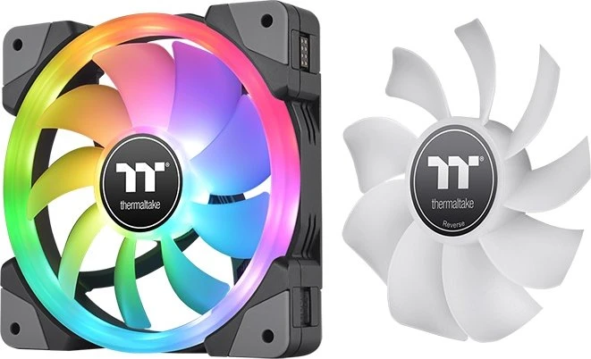 Thermaltake SWAFAN EX14 RGB TT Premium Edition, schwarz, LED-Steuerung, 140mm, 3er-Pack