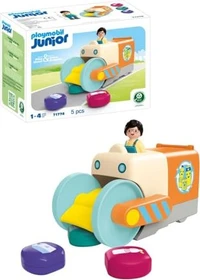 playmobil Junior Spaßiges Müllsammelfahrzeug