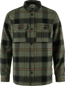 Fjällräven Övik Lite Padded Hemd langarm deep forest/black (Herren)