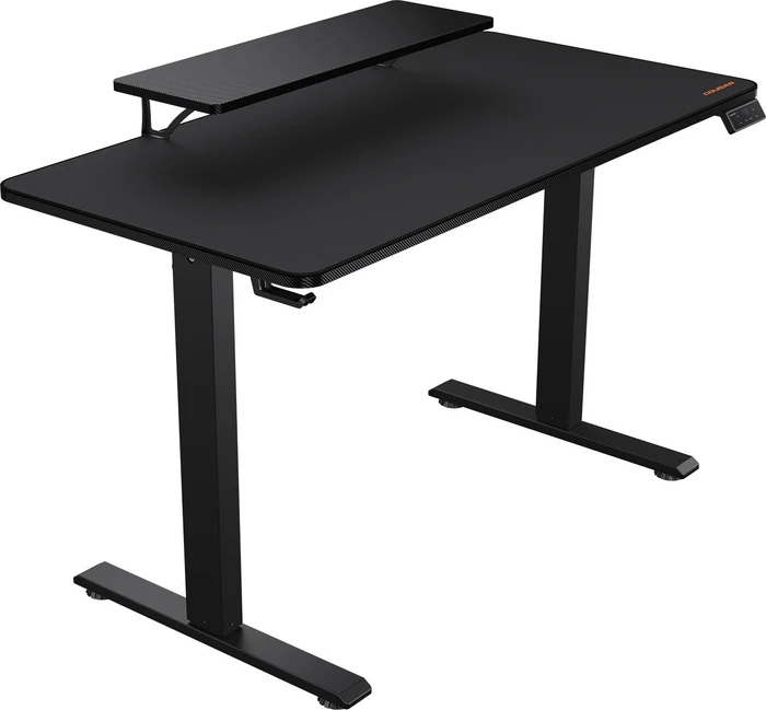 Cougar E-Star 120 Gaming Desk elektrisch höhenverstellbarer Sitz-Steh-Schreibtisch 120x60cm schwarz/schwarz