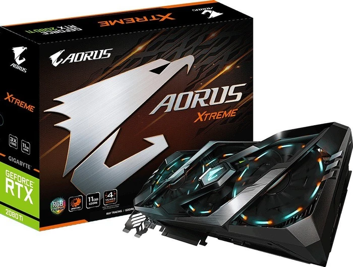 GIGABYTE AORUS GeForce RTX 2080 Ti Xtreme 11G, 11GB GDDR6, 3x HDMI, USB-C, 3x DP