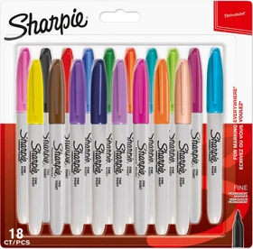 Sharpie Fine Point Permanentmarker sortiert, 18er-Set